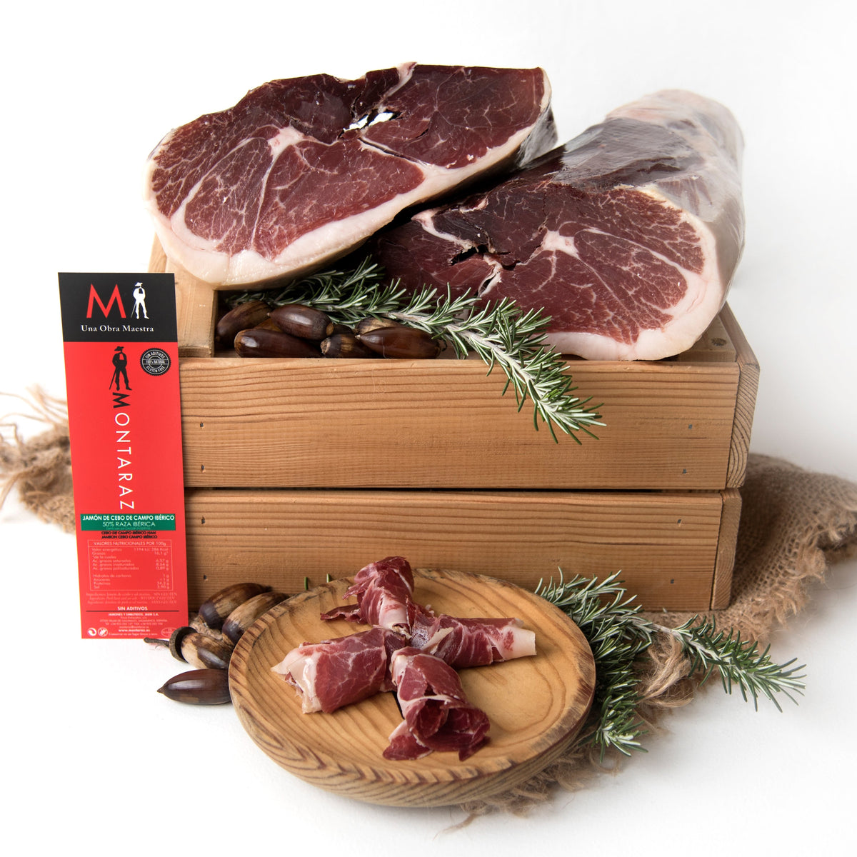 Boneless Ibérico Ham by Montaraz, Pasture Raised